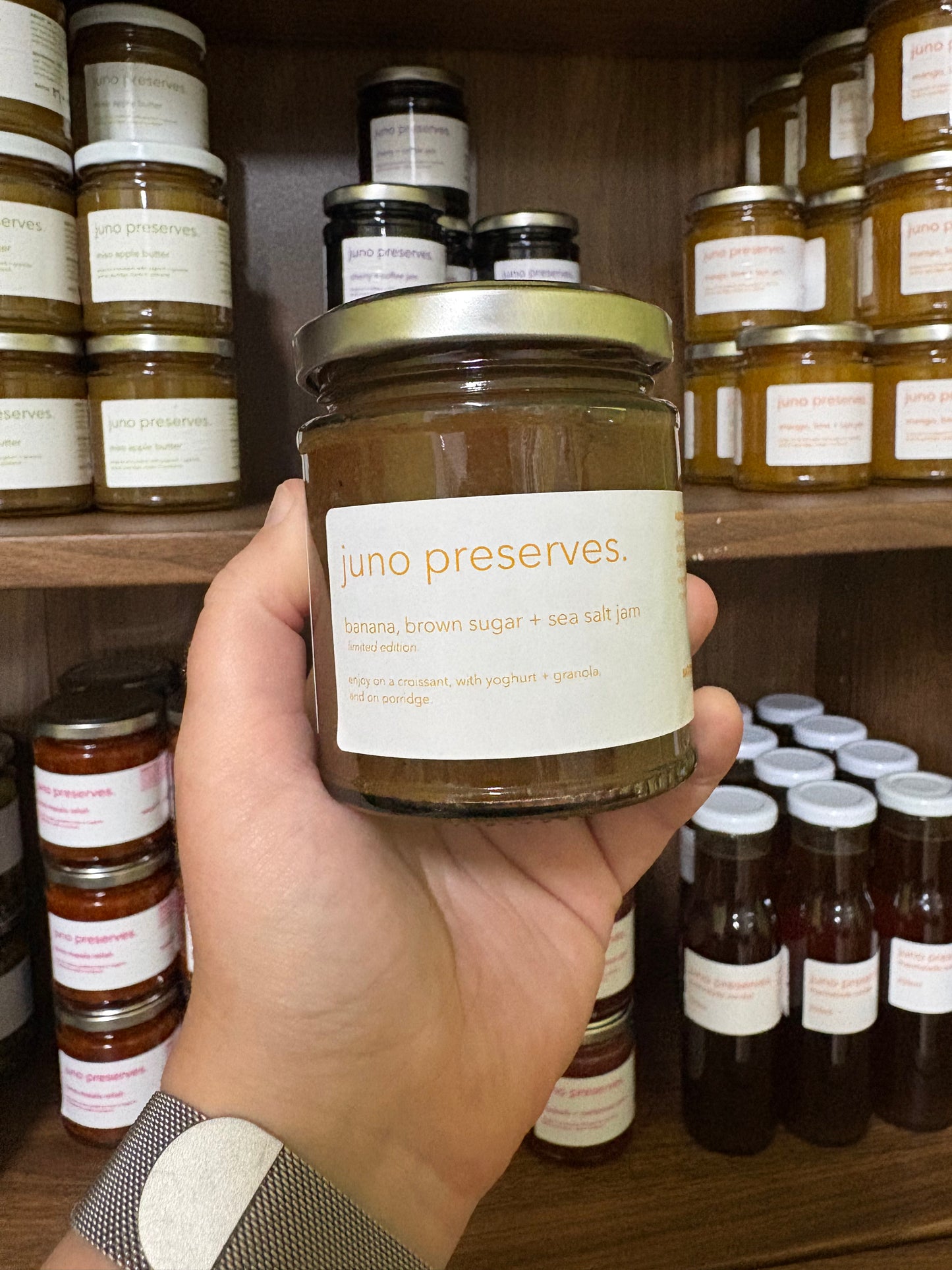 banana, brown sugar + sea salt jam